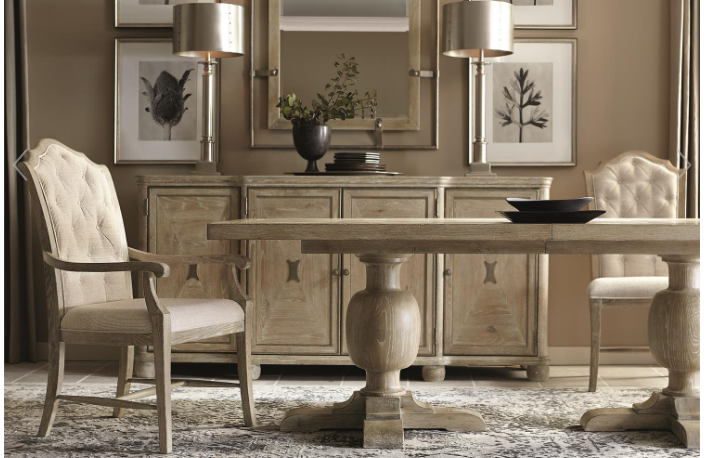 Bernhardt Furniture - Rustic Patina Dining Room